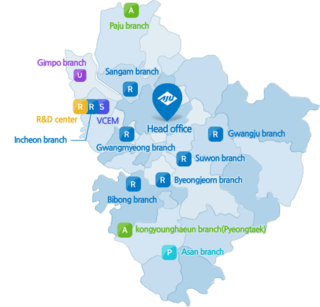 Domestic branches - MAP